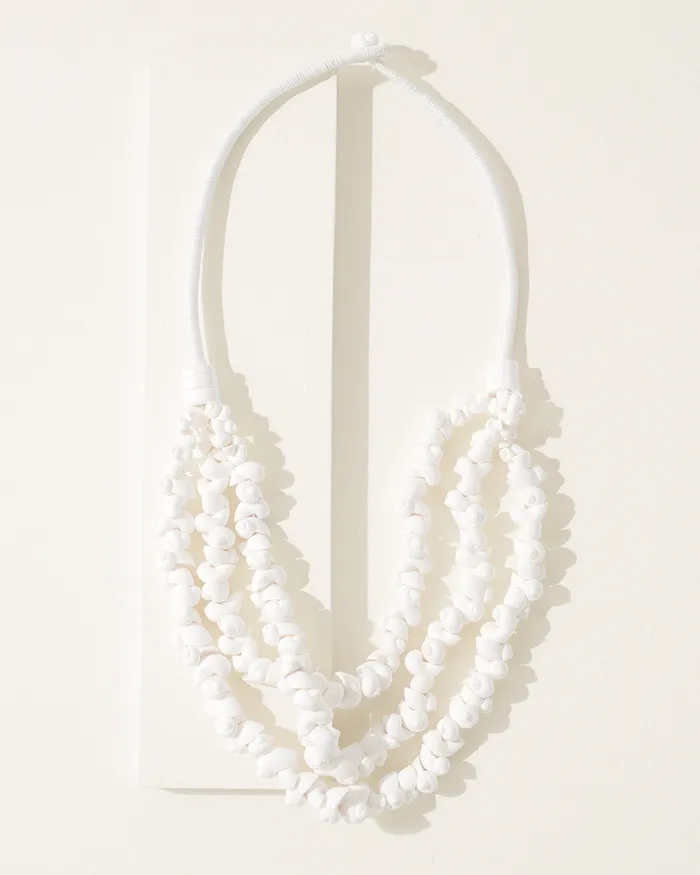 Chico039s Sea Statement Necklace White Women Necklaces