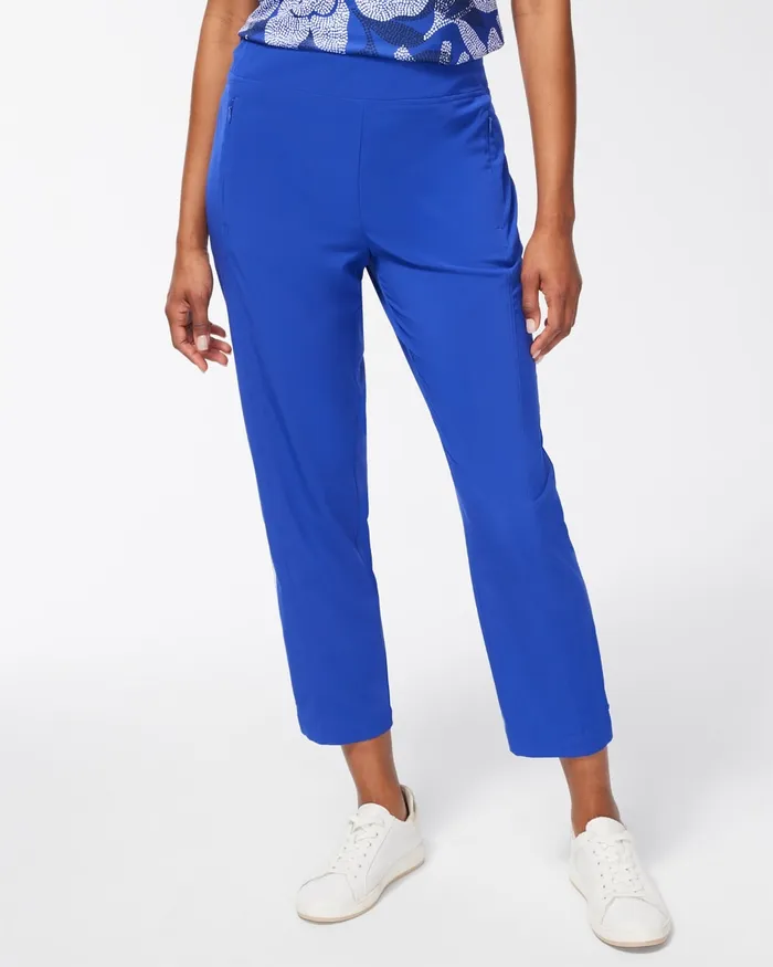 Chico039s Zenergy UPF Neema Crops Blue Grotto Women Matching Sets