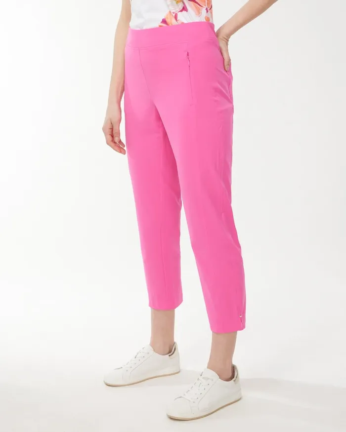 Chico039s Zenergy UPF Neema Crops Blue Grotto Women Matching Sets
