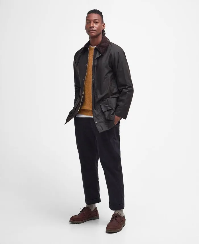 Classic Beaufortu00ae Waxed Jacket Olive Men Barbour Waxed Jackets