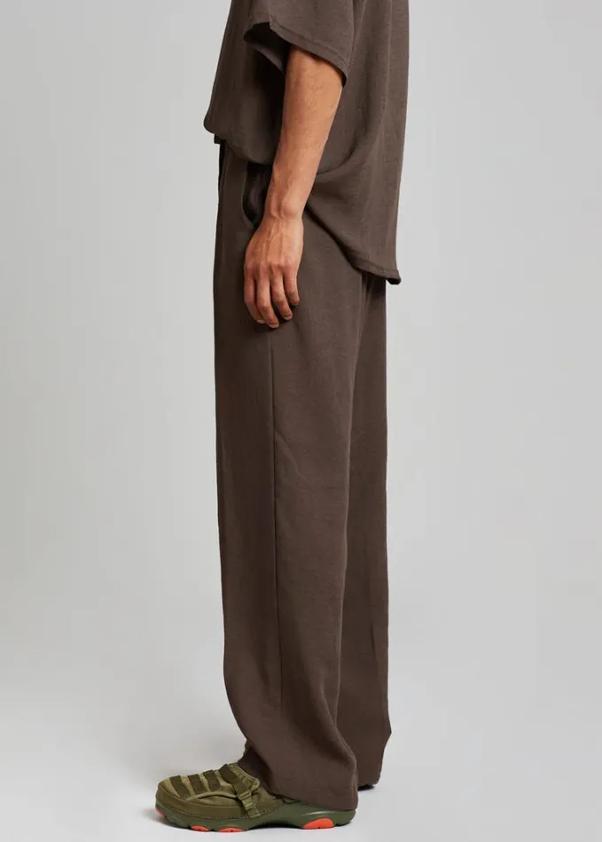 Clothing Men The Frankie Shop Brax Pants 8211 Brown
