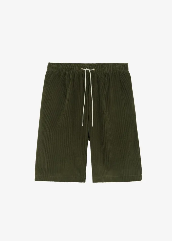 Clothing Men The Frankie Shop Camden Corduroy Shorts 8211 Olive