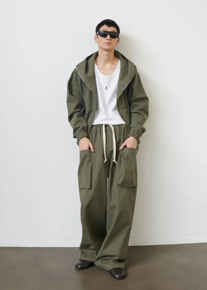 Clothing Men The Frankie Shop Lauri Drawstring Cargo Pants 8211 Khaki