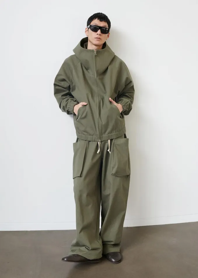 Clothing Men The Frankie Shop Lauri Drawstring Cargo Pants 8211 Khaki