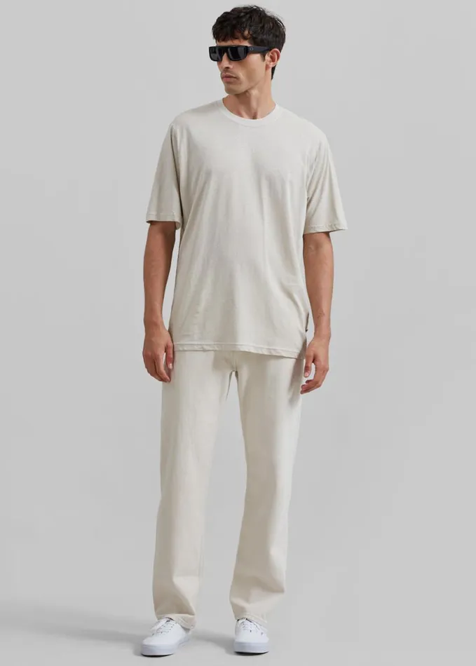 Clothing Men The Frankie Shop Samse Samse Saeddie Jeans 8211 Natural