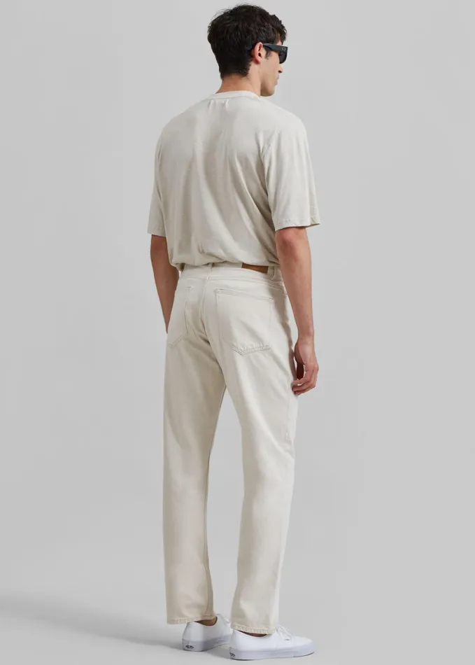 Clothing Men The Frankie Shop Samse Samse Saeddie Jeans 8211 Natural
