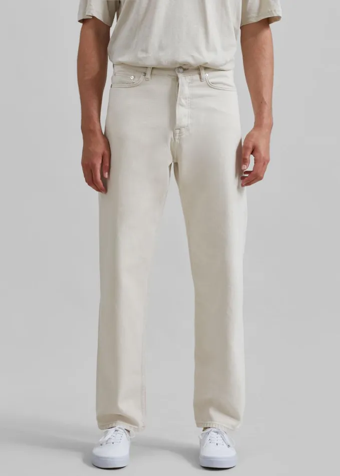 Clothing Men The Frankie Shop Samse Samse Saeddie Jeans 8211 Natural