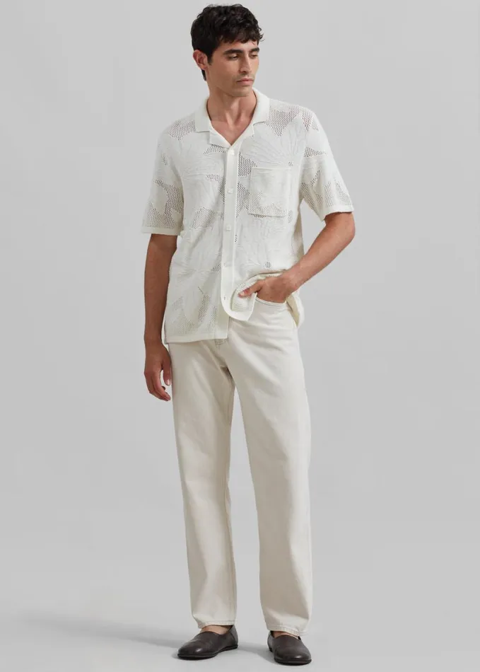 Clothing Men The Frankie Shop Samse Samse Saeddie Jeans 8211 Natural