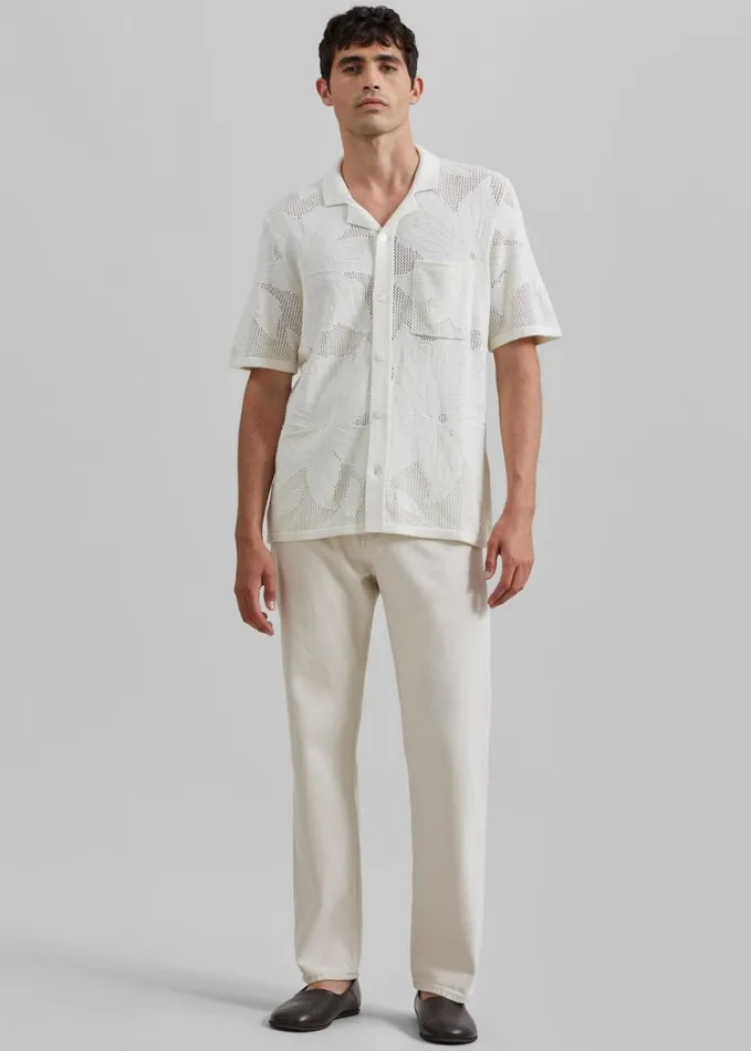 Clothing Men The Frankie Shop Samse Samse Saeddie Jeans 8211 Natural