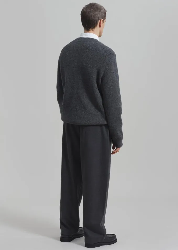 Clothing Men The Frankie Shop Theo Pants 8211 Charcoal