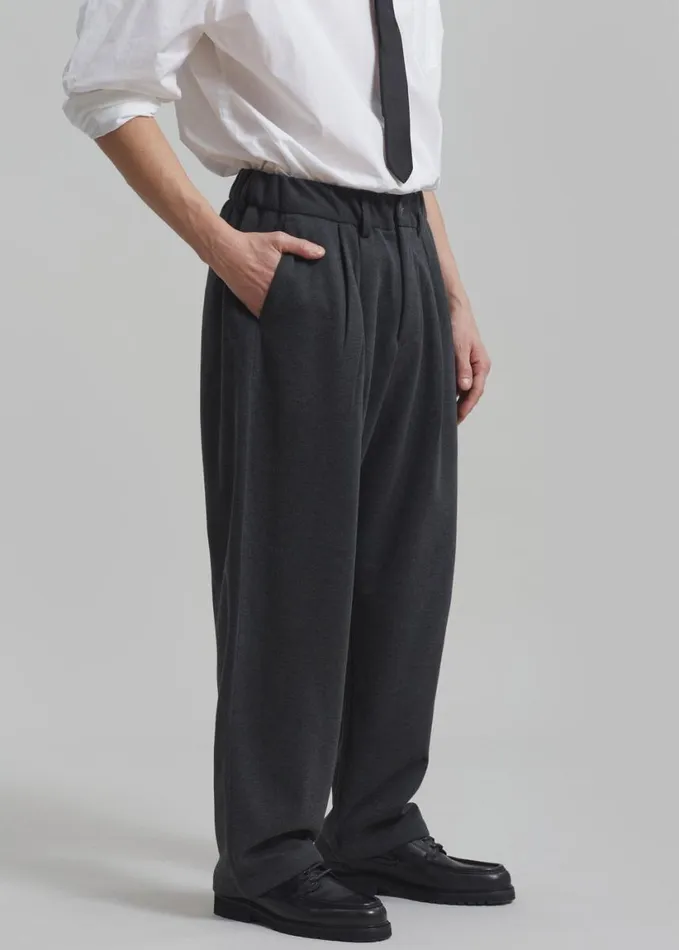 Clothing Men The Frankie Shop Theo Pants 8211 Charcoal