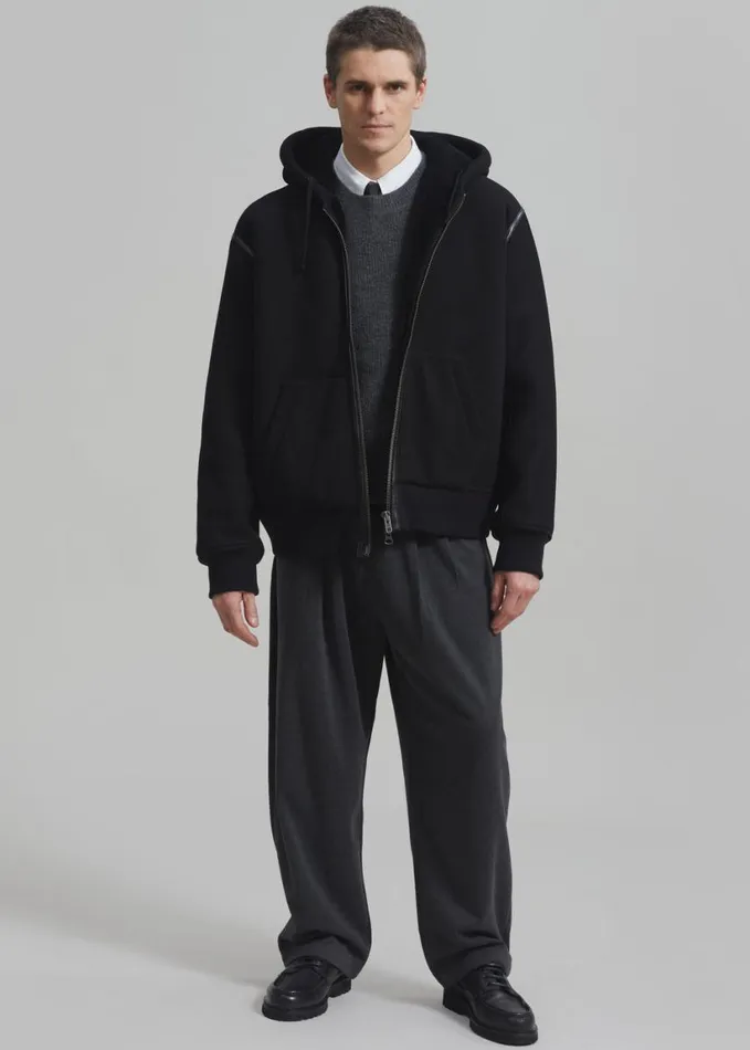 Clothing Men The Frankie Shop Theo Pants 8211 Charcoal