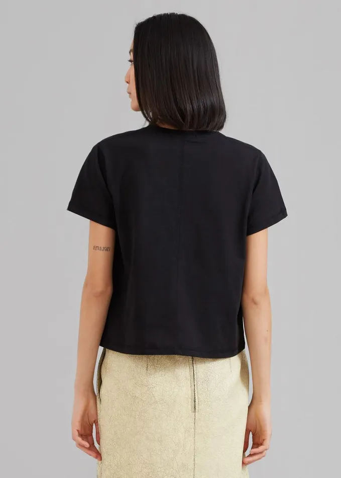 Clothing Women The Frankie Shop Athens Tee 8211 Black