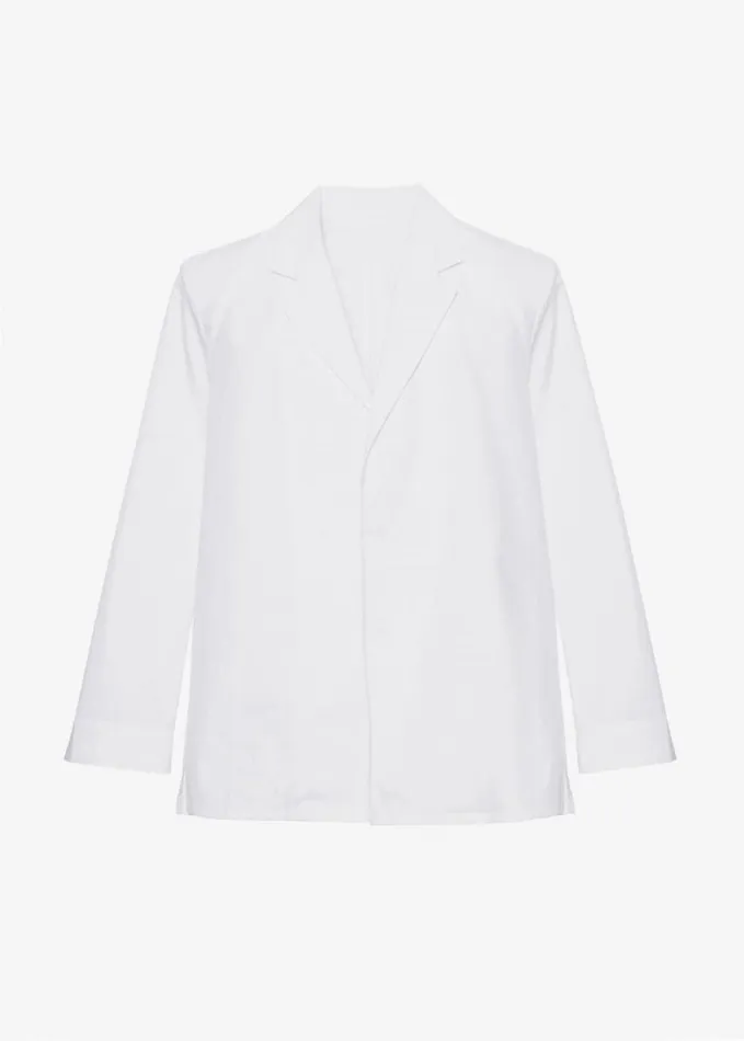 Clothing Women The Frankie Shop Avianna Padded Button Up Shirt 8211 White
