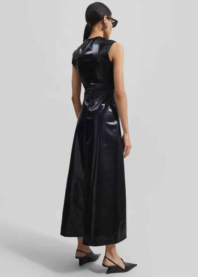 Clothing Women The Frankie Shop Beaufille Orla Dress 8211 Black