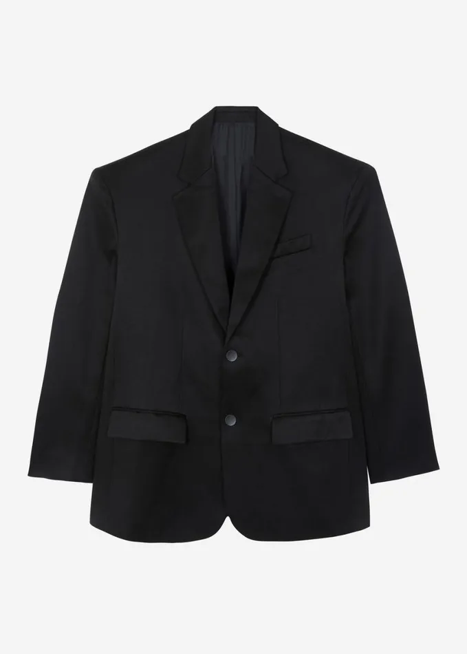 Clothing Women The Frankie Shop Blair Linen Blazer 8211 Black
