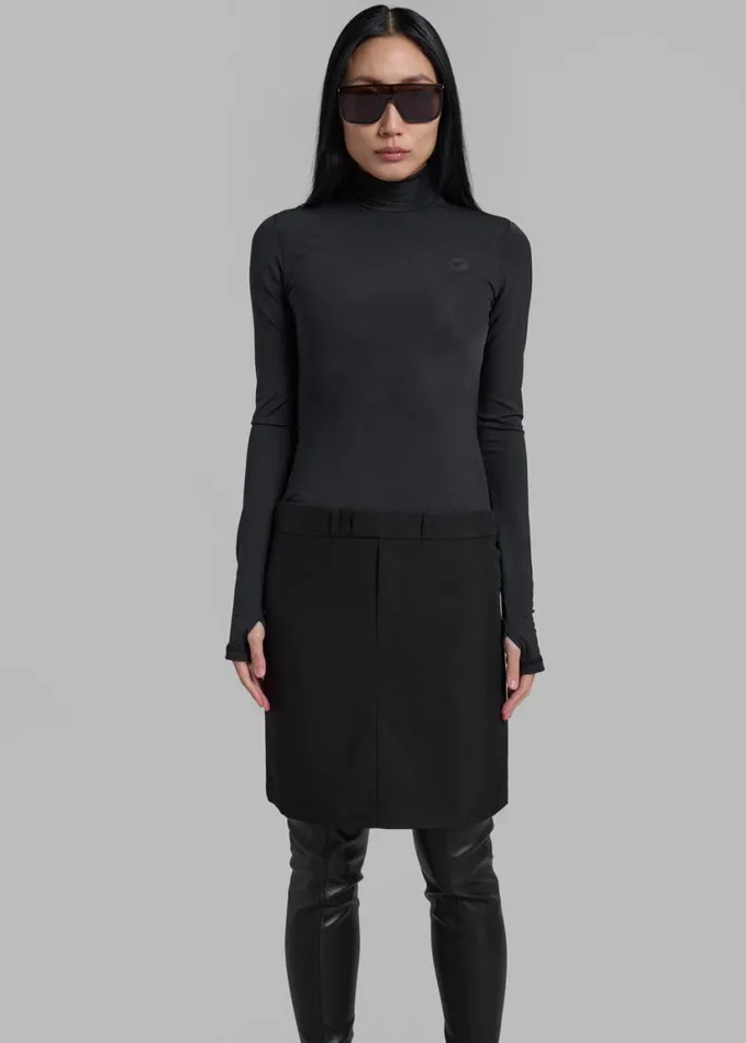 Clothing Women The Frankie Shop Coperni Hybrid Tailored Dress 8211 Black