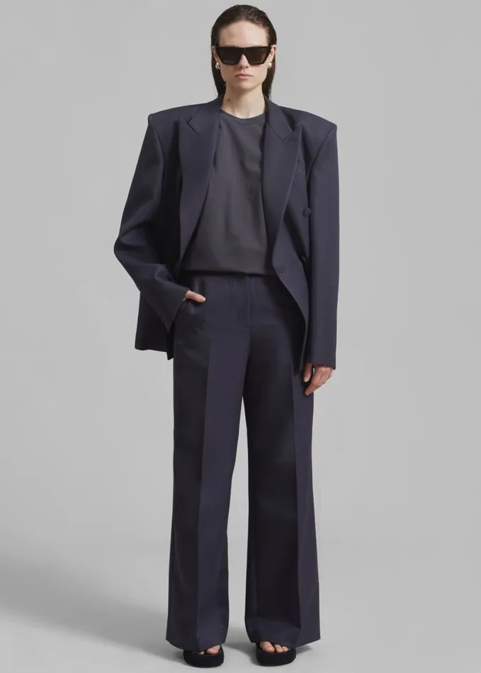 Clothing Women The Frankie Shop Dixie Trousers 8211 Charcoal