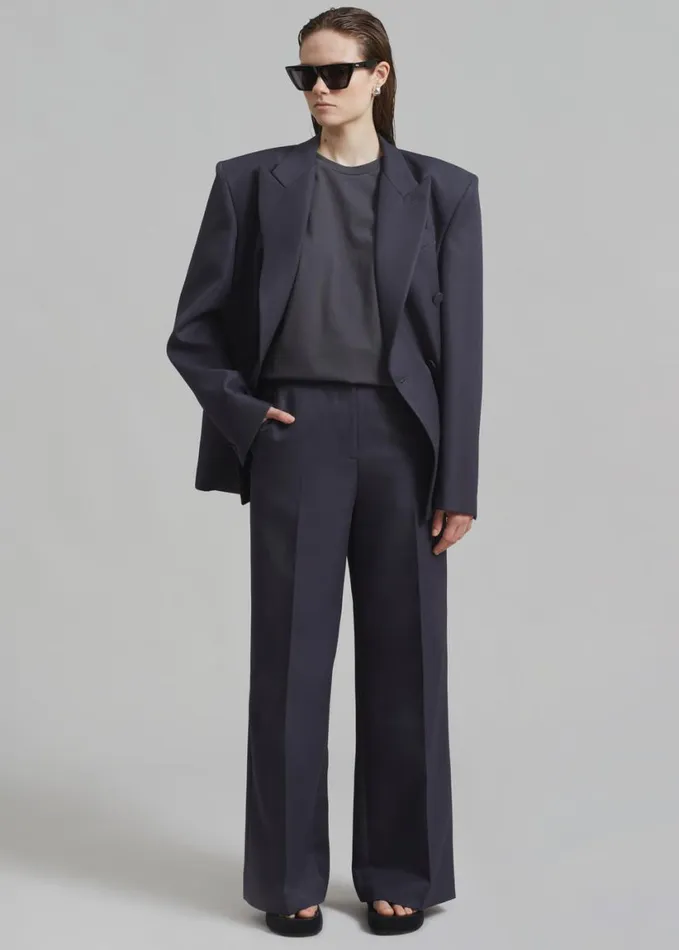 Clothing Women The Frankie Shop Dixie Trousers 8211 Charcoal