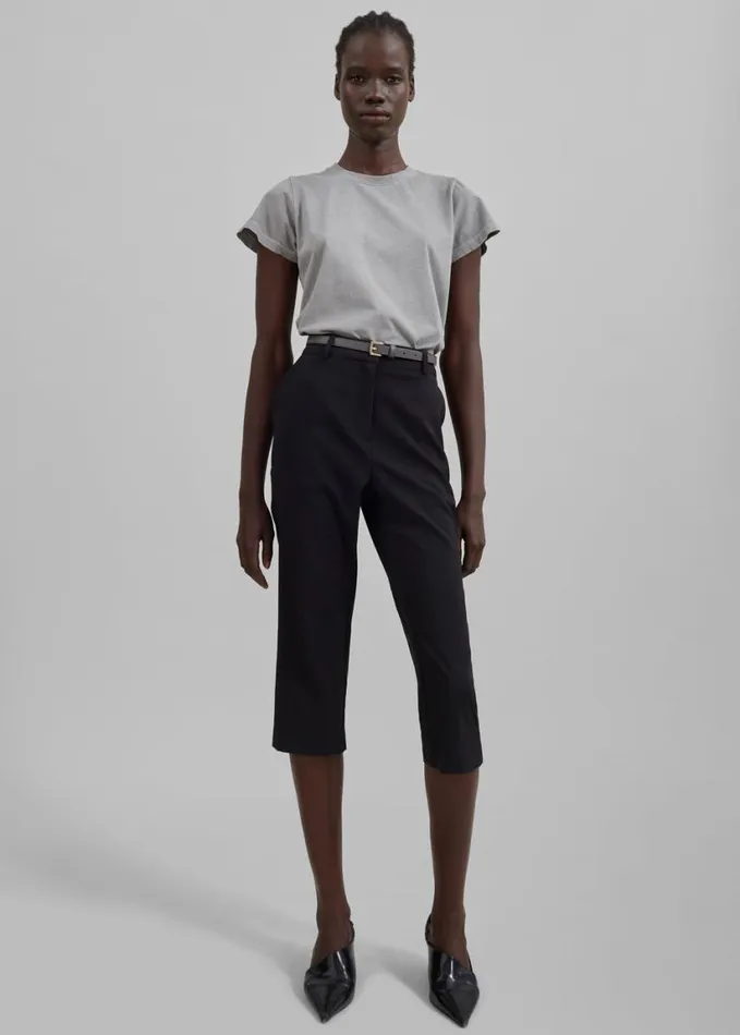 Clothing Women The Frankie Shop Dollie Tee 8211 Grey