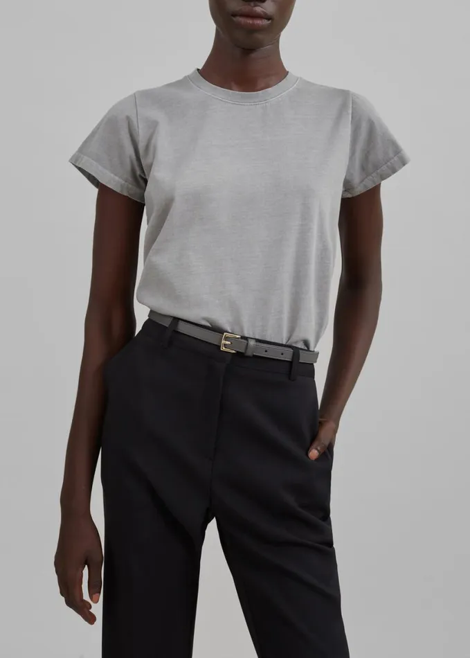 Clothing Women The Frankie Shop Dollie Tee 8211 Grey