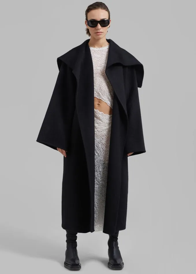 Clothing Women The Frankie Shop Evelyn Coat 8211 Black