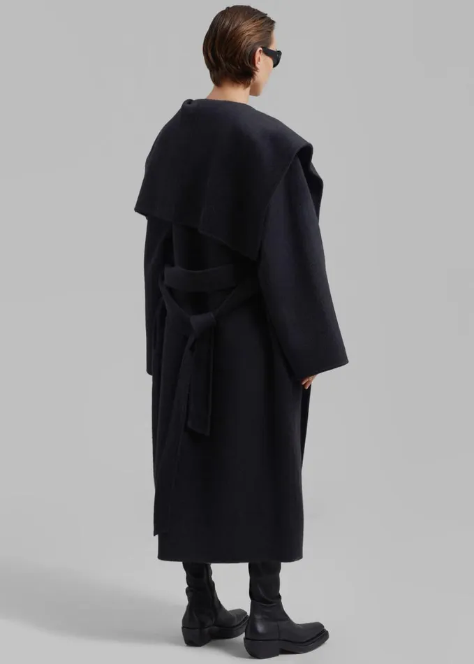 Clothing Women The Frankie Shop Evelyn Coat 8211 Black