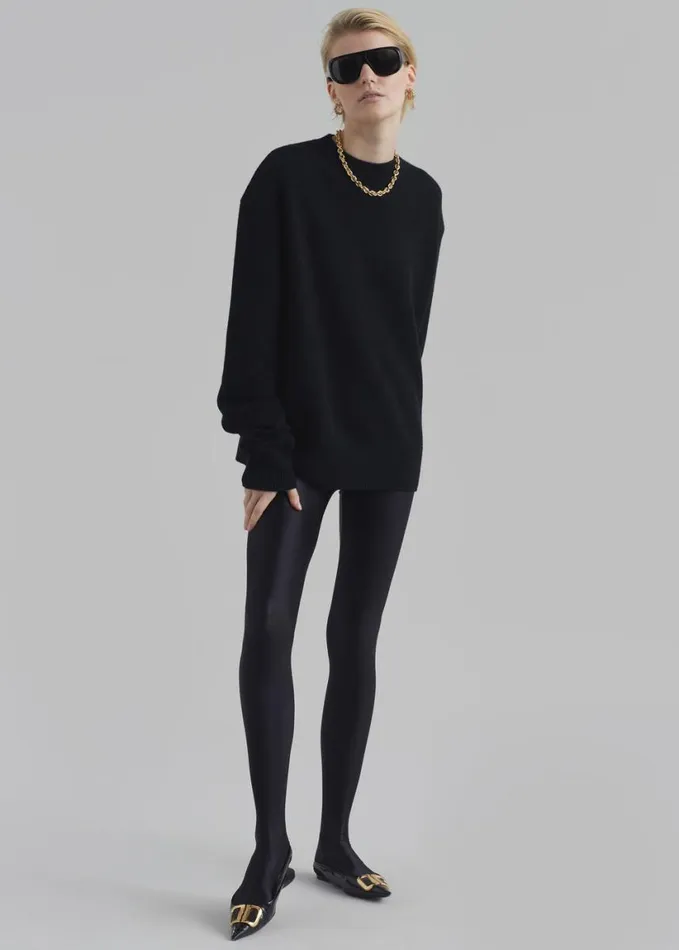 Clothing Women The Frankie Shop Felicity Tights 8211 Black