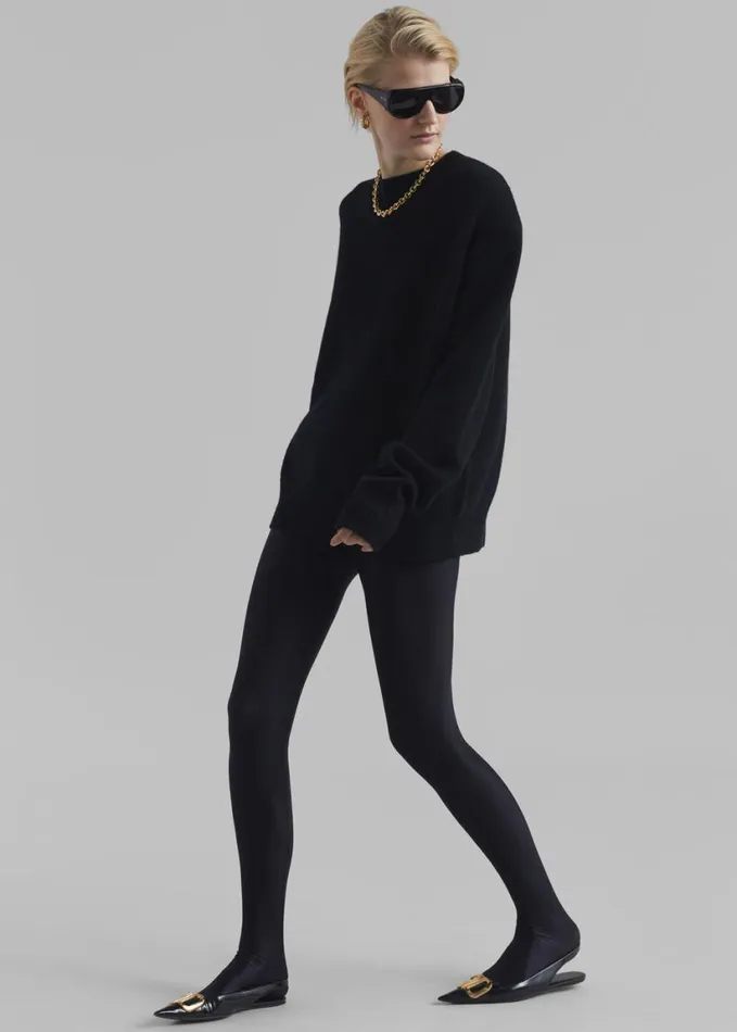 Clothing Women The Frankie Shop Felicity Tights 8211 Black