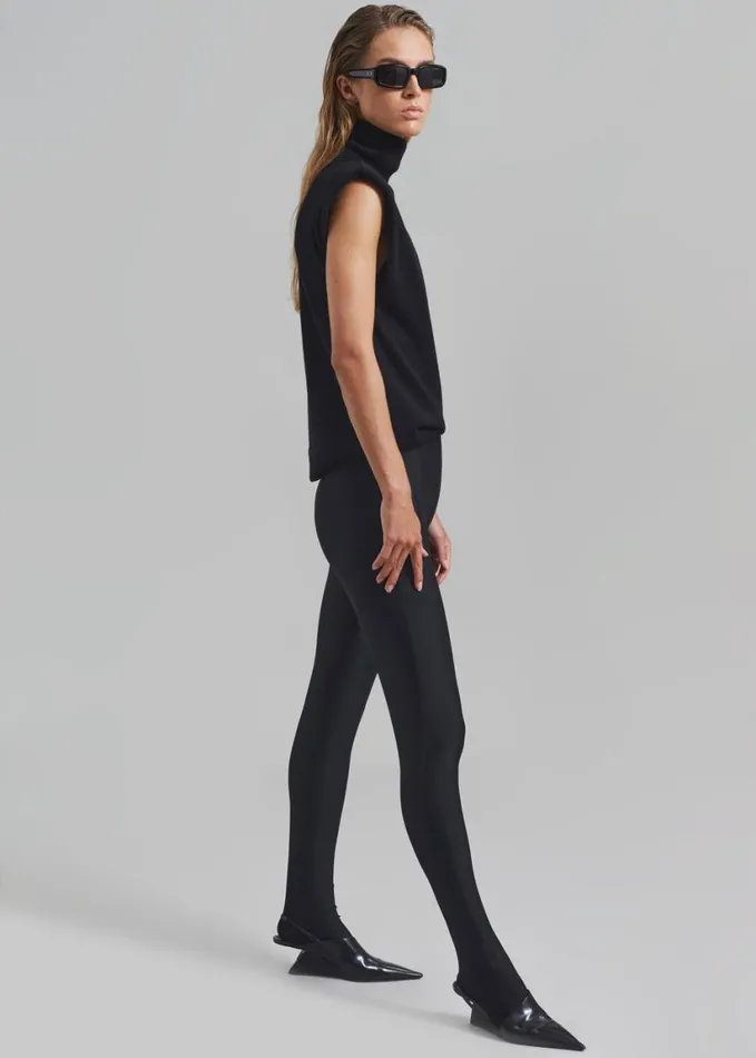 Clothing Women The Frankie Shop Felicity Tights 8211 Black