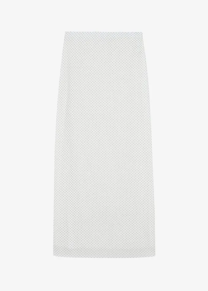Clothing Women The Frankie Shop Gigi Polka Dot Skirt 8211 White