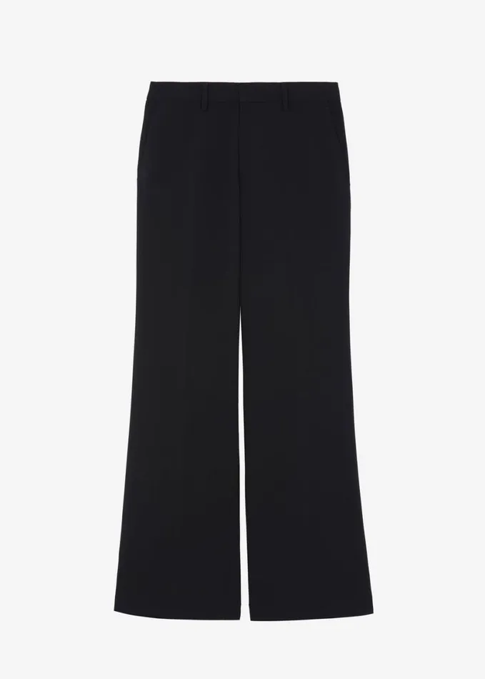 Clothing Women The Frankie Shop Katie Flared Pants 8211 Black