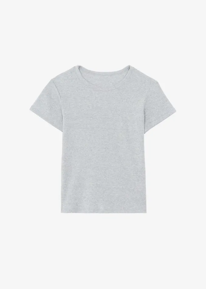 Clothing Women The Frankie Shop Kellen Baby Tee 8211 Grey