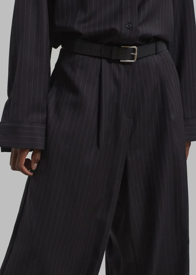 Clothing Women The Frankie Shop Kerry Trousers 8211 Black Pinstripe
