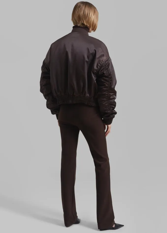 Clothing Women The Frankie Shop Marly Bomber 8211 Brown