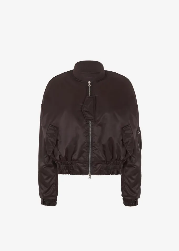 Clothing Women The Frankie Shop Marly Bomber 8211 Brown