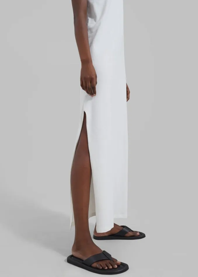 Clothing Women The Frankie Shop Maya TShirt Dress 8211 White