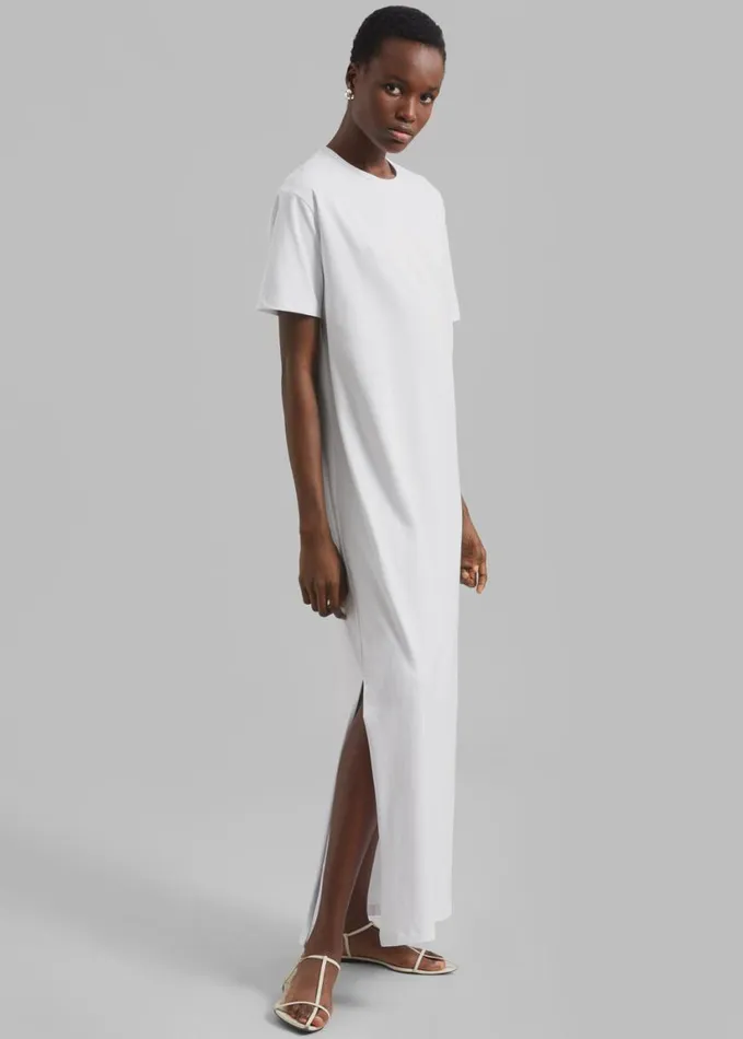 Clothing Women The Frankie Shop Maya TShirt Dress 8211 White