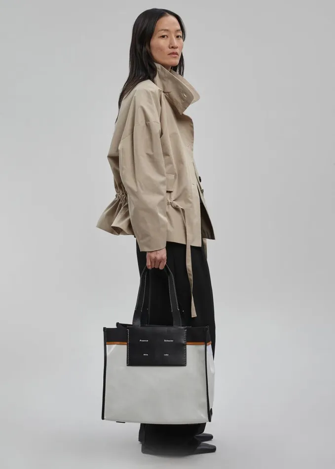 Clothing Women The Frankie Shop Myro Drawstring Jacket 8211 Beige