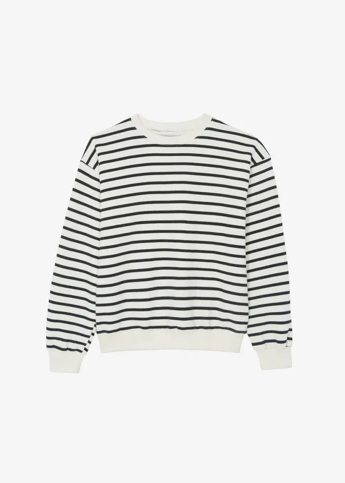 Clothing Women The Frankie Shop Saint Stripe Sweater 8211 BlackWhite Stripe