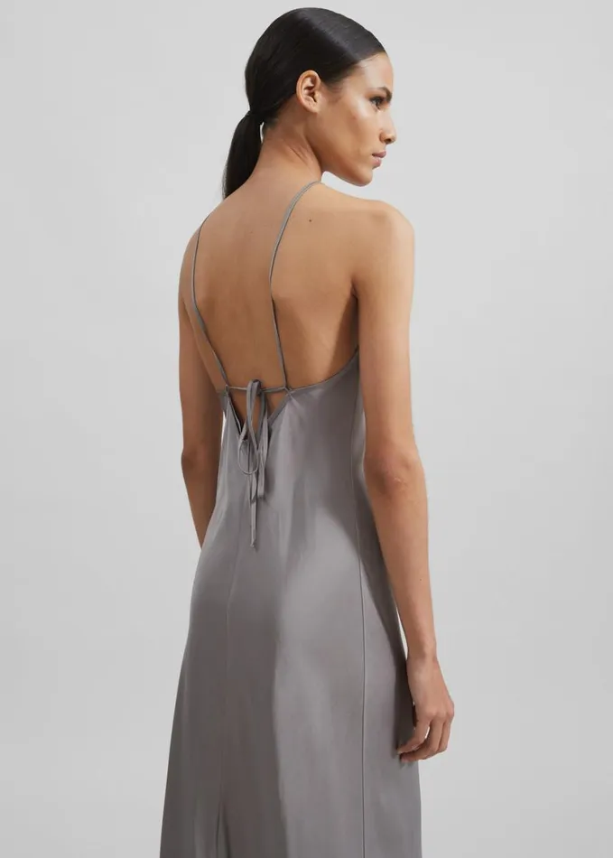 Clothing Women The Frankie Shop Samse Samse Sanja Dress 8211 Steeple Gray