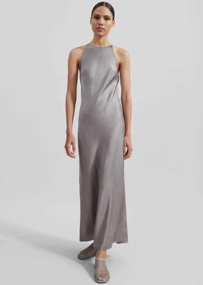 Clothing Women The Frankie Shop Samse Samse Sanja Dress 8211 Steeple Gray