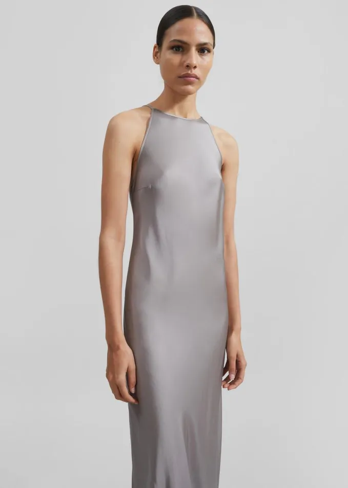 Clothing Women The Frankie Shop Samse Samse Sanja Dress 8211 Steeple Gray