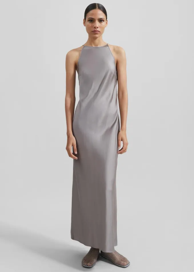 Clothing Women The Frankie Shop Samse Samse Sanja Dress 8211 Steeple Gray