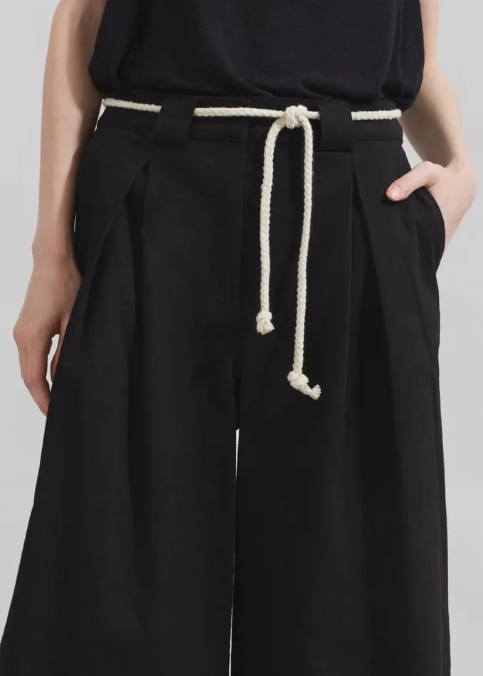 Clothing Women The Frankie Shop The Garment Cassano Wide Pants 8211 Black