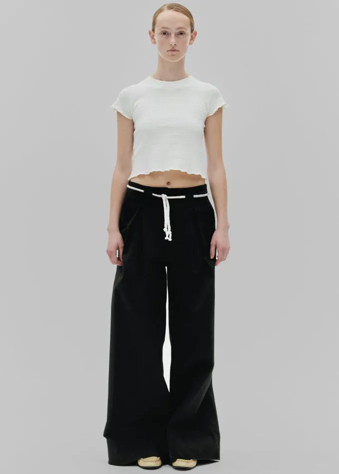 Clothing Women The Frankie Shop The Garment Cassano Wide Pants 8211 Black