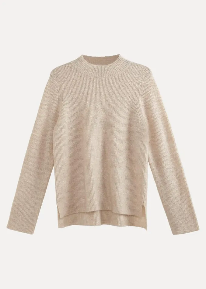Connie Mohair Blend Jumper Stone Women Phase Eight Knitwear