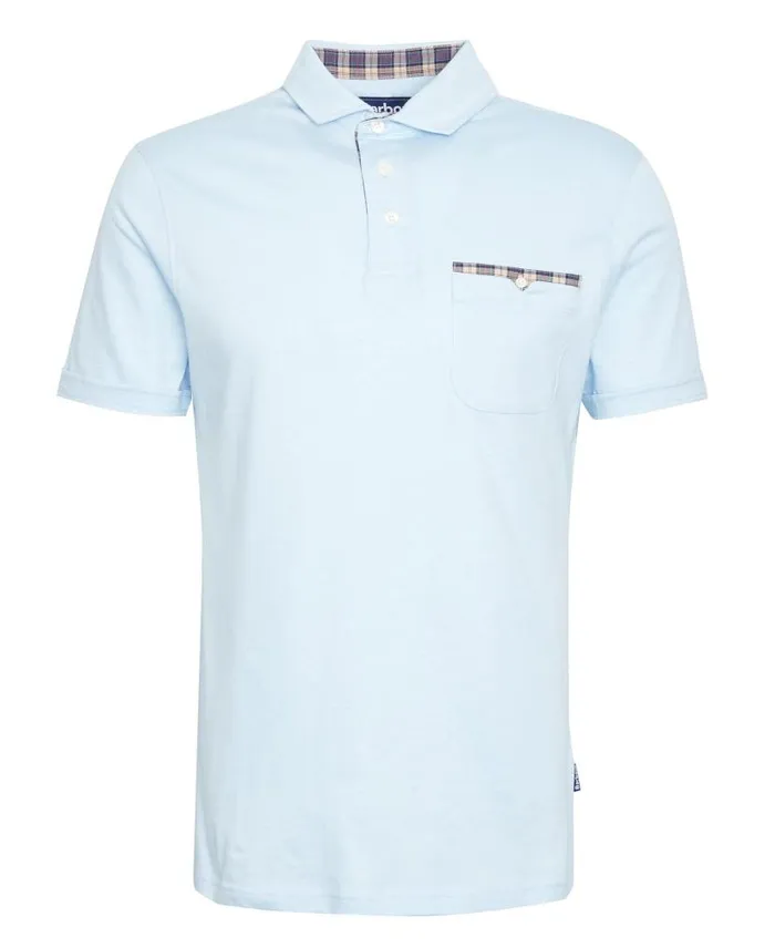 Corpatch Polo Shirt Navy Men Barbour Polo Shirts