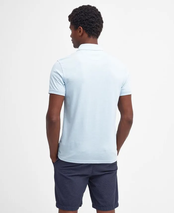 Corpatch Polo Shirt Navy Men Barbour Polo Shirts