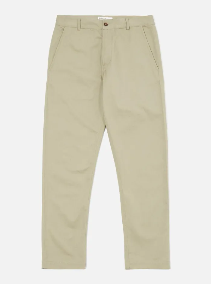 Cotton Twill Men Universal Works Universal Works Aston Pant In Stone Twill